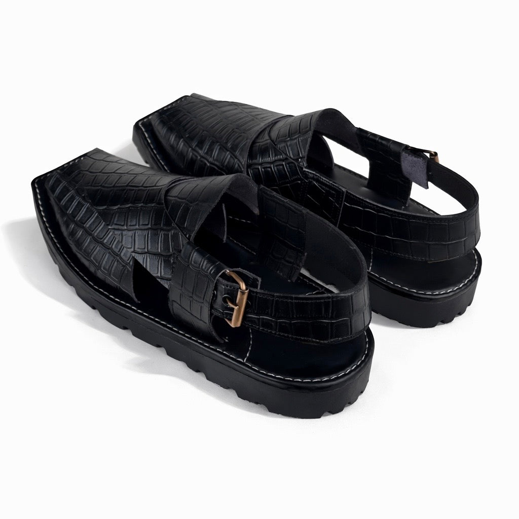CROCODILE BLACK KAPTAN